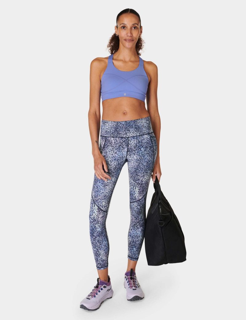 sweaty betty power 7 8 gym leggings blue speckle print sb5400a 78 11992 7