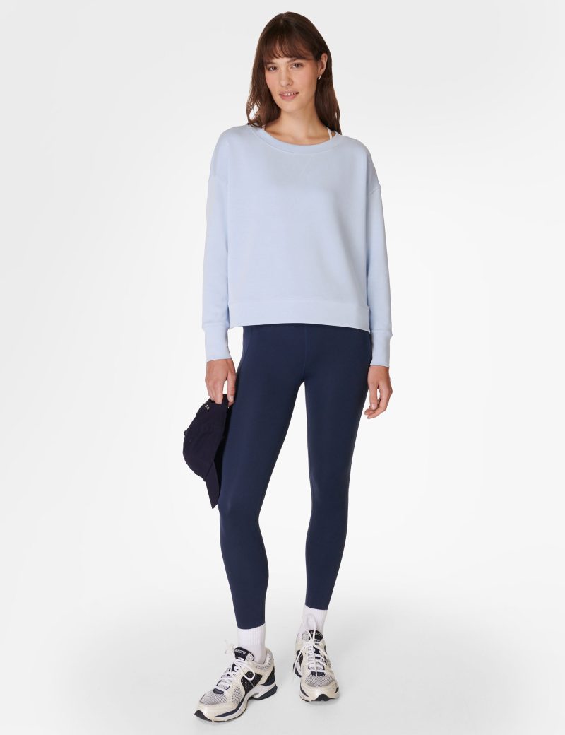 sweaty betty sand wash cloudweight pullover breeze blue sb9151 8766 6