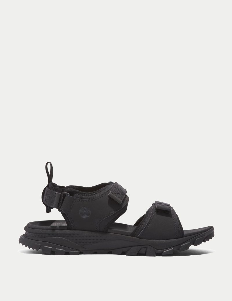 timberland lincoln peak 2 strap sandal black leather A622VEK5 1