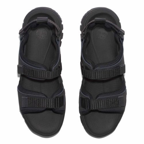 timberland lincoln peak 2 strap sandal black leather A622VEK5 5