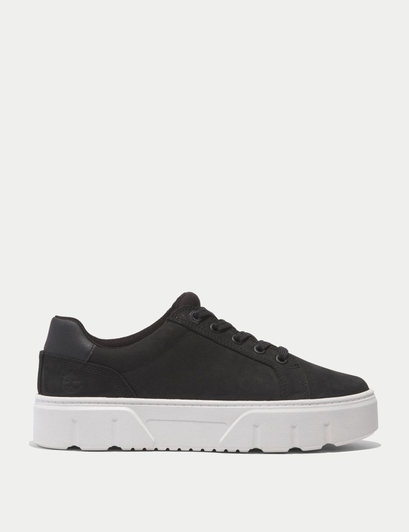 timberland low lace up trainer black A63FVW05 1