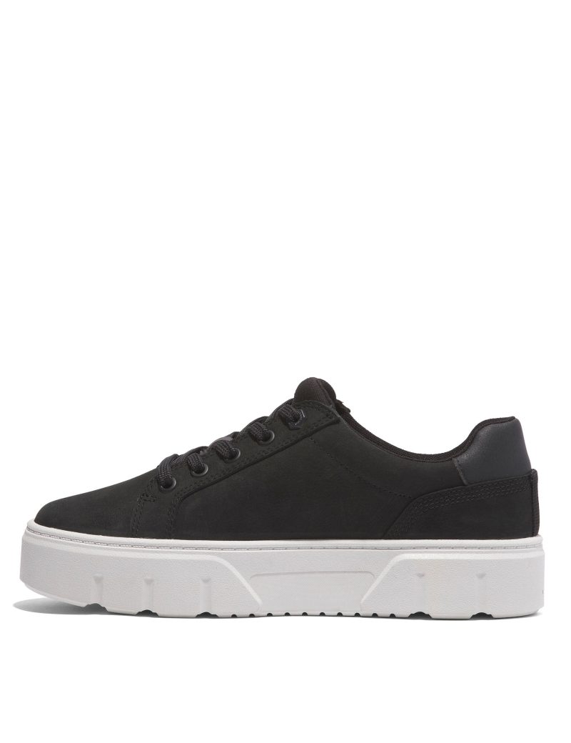 timberland low lace up trainer black A63FVW05 4