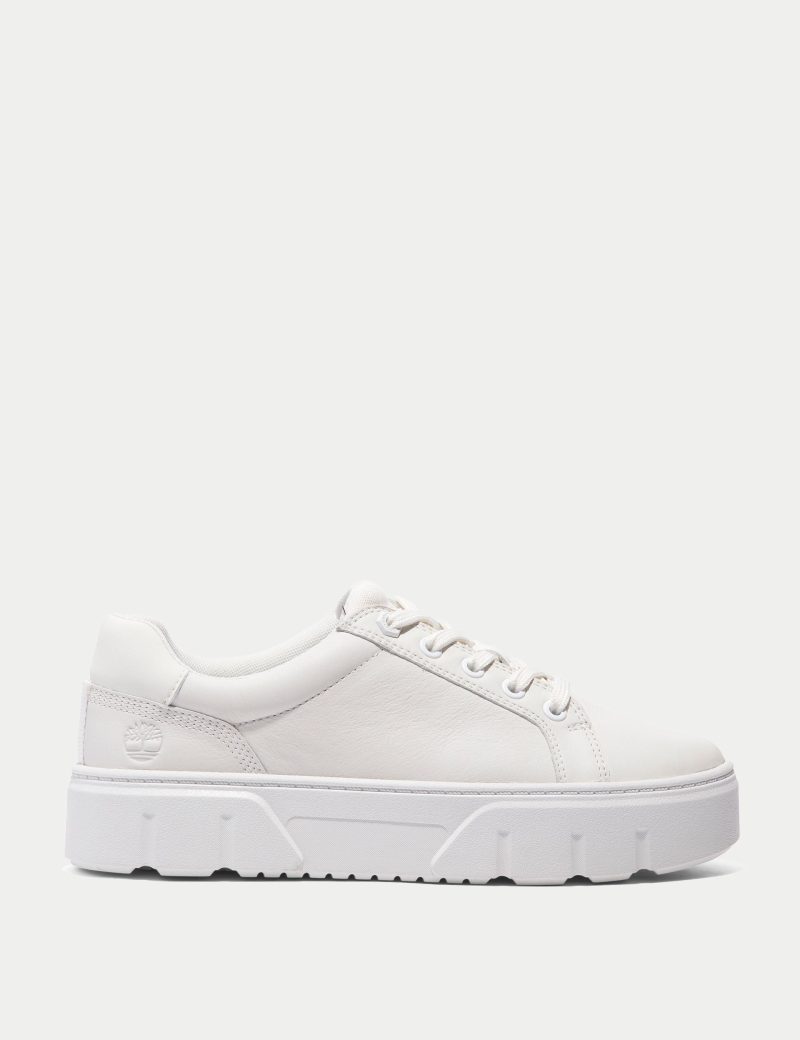 timberland low lace up trainer white A61FGEM2 1