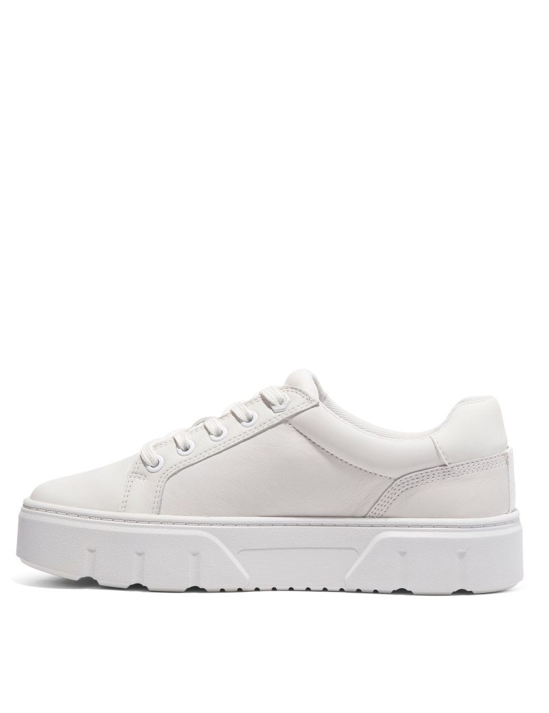 timberland low lace up trainer white A61FGEM2 4