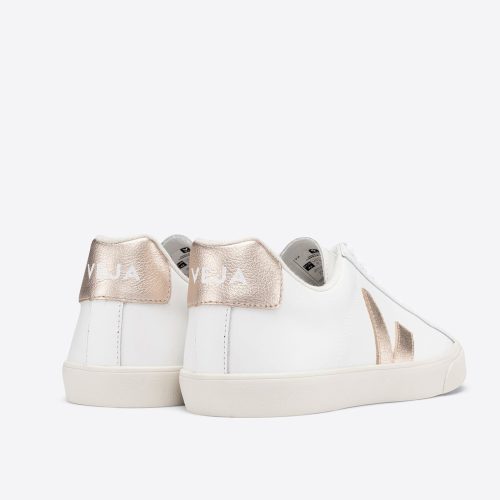 veja esplar leather trainers white platine VEJA EO022490 3