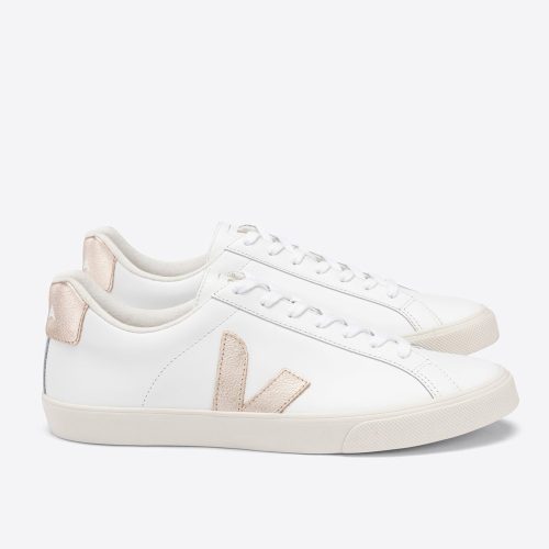 veja esplar leather trainers white platine VEJA EO022490 4