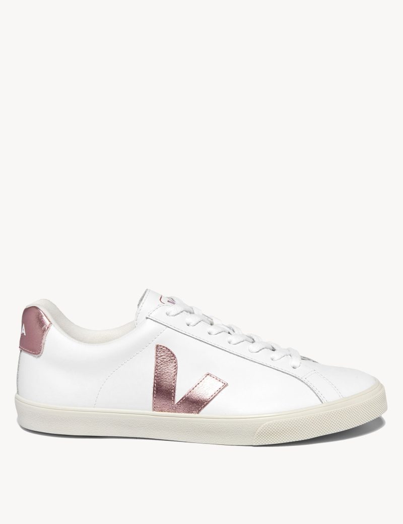 veja w esplar leather trainers white nacre EO0203512 1