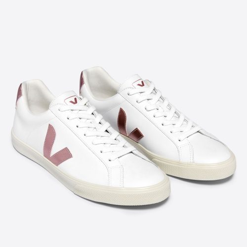 veja w esplar leather trainers white nacre EO0203512 2