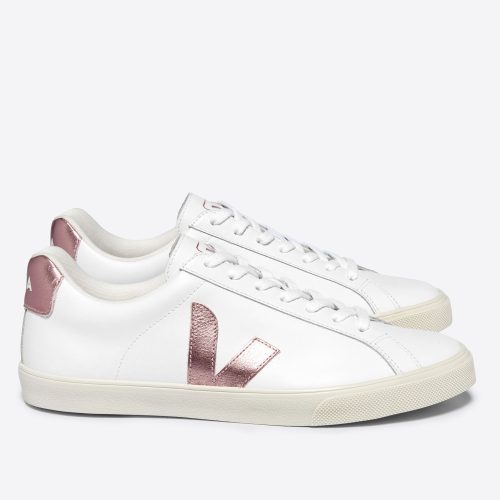 veja w esplar leather trainers white nacre EO0203512 4