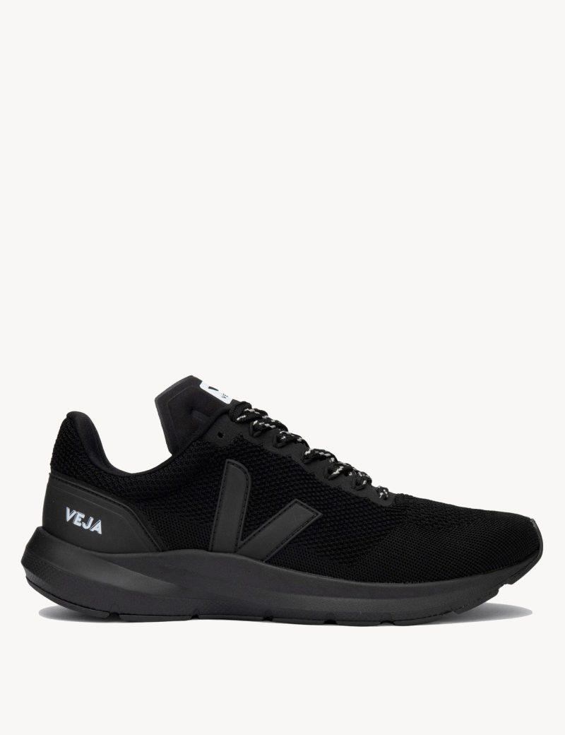 veja w marlin v knit trainers full black LT102456 1