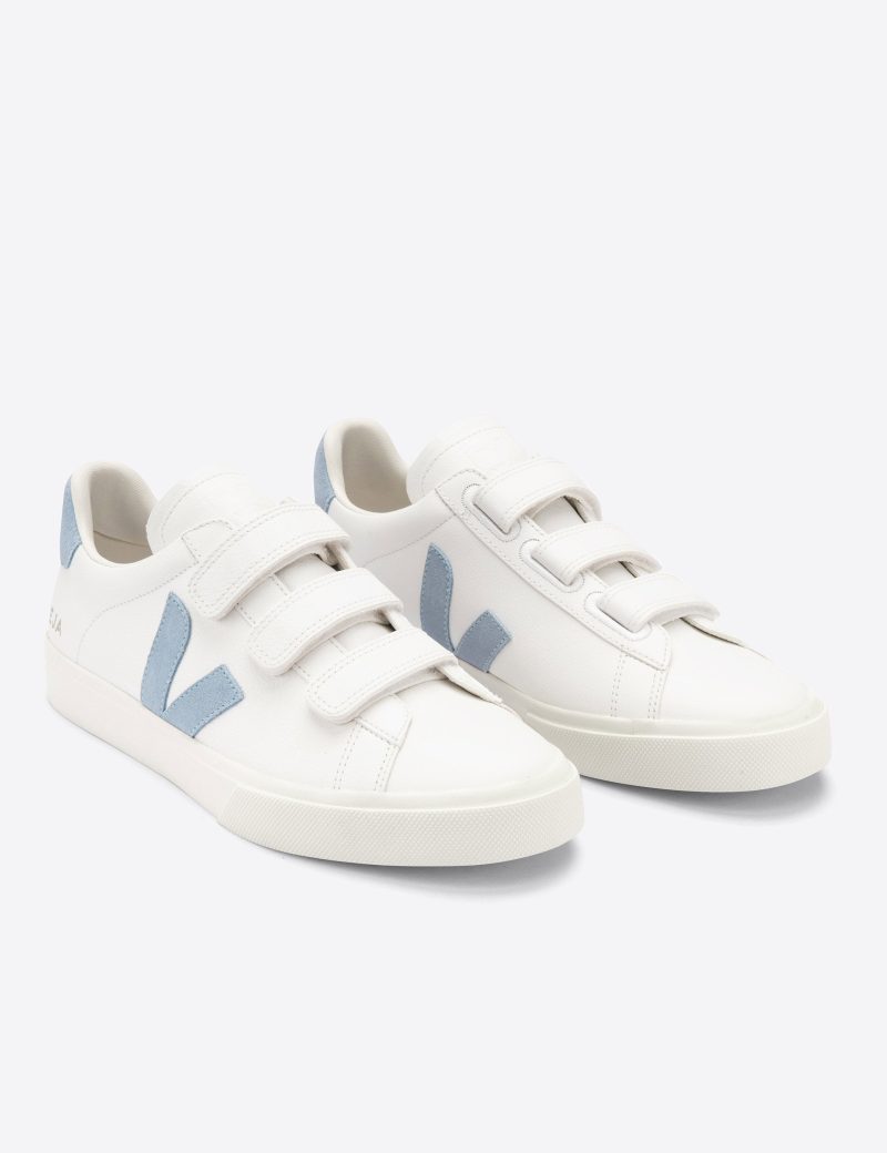 veja w recife leather trainers leather extra white steel RC0502946 2