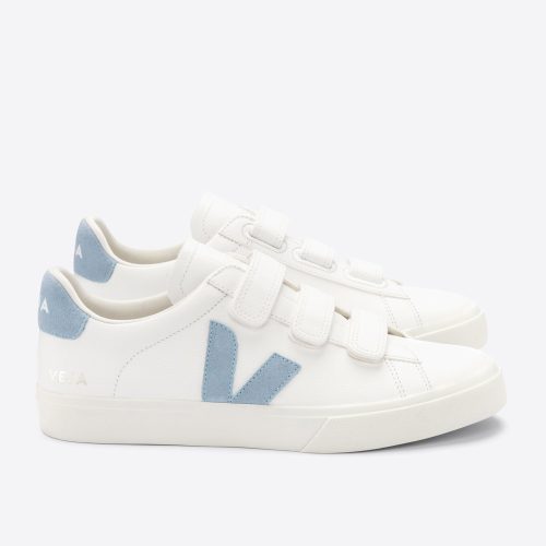 veja w recife leather trainers leather extra white steel RC0502946 4