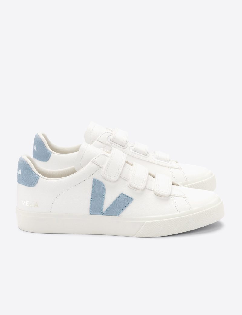 veja w recife leather trainers leather extra white steel RC0502946 4