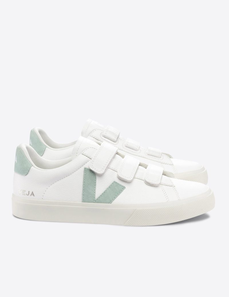 veja w recife leather trainers white matcha RC0592878 4