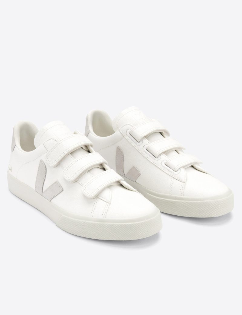 veja w recife leather trainers white natural RC0502919 2