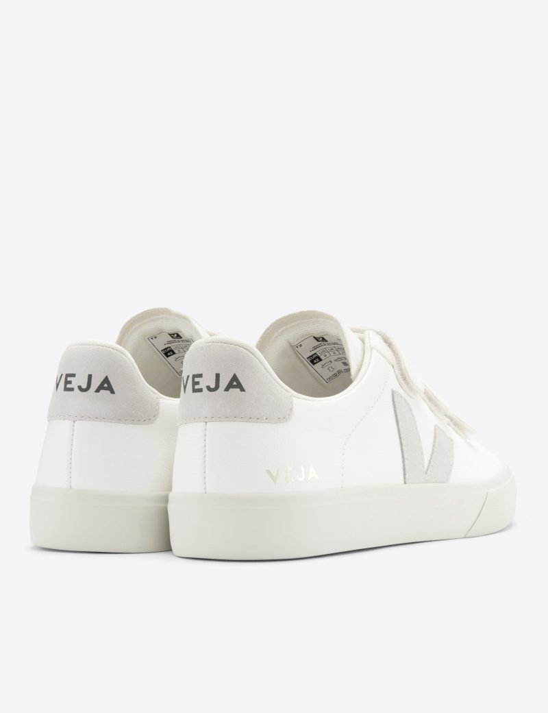 veja w recife leather trainers white natural RC0502919 3