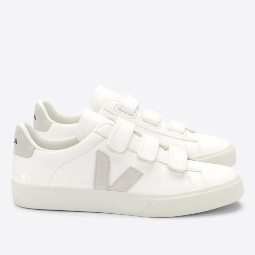 veja w recife leather trainers white natural RC0502919 4