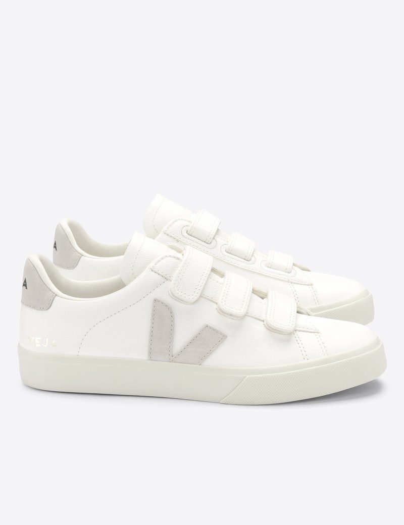 veja w recife leather trainers white natural RC0502919 4