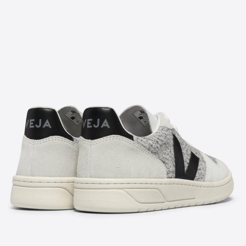 veja w v 10 flannel trainers snow black VX0401439 3