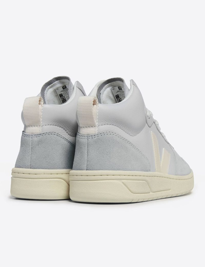 veja w v 15 leather trainers pearl cashew VQ2003590 2